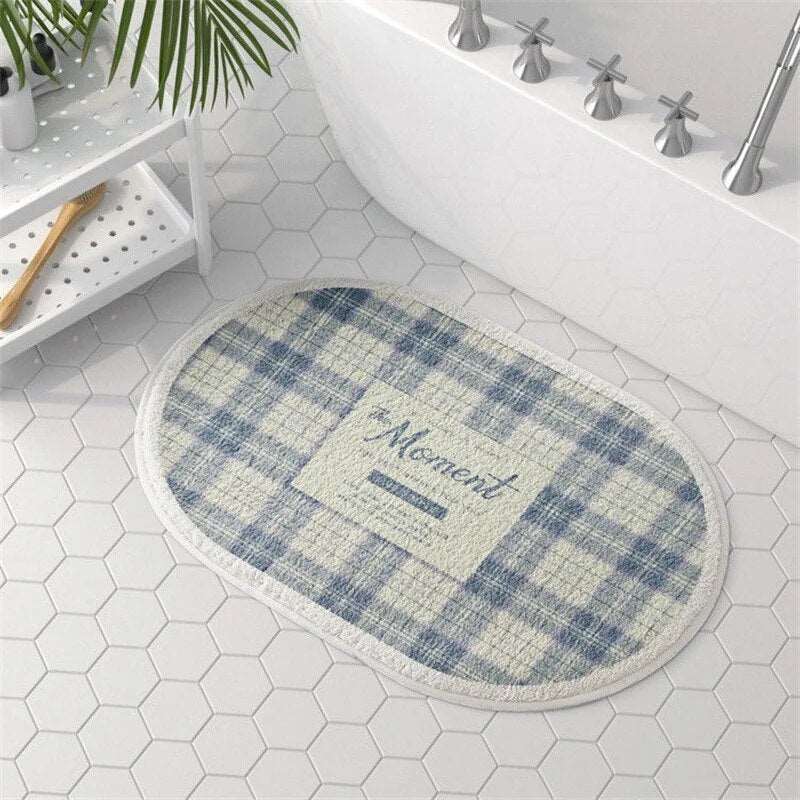 Non-slip bathroom carpet